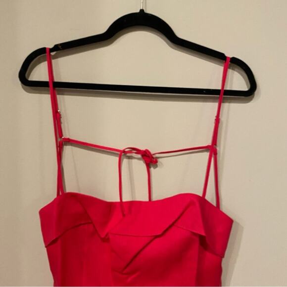 REFORMATION Lambert Linen Open Back Dress - Picture 8 of 12